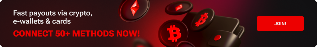Fast payouts via crypto, e-wallets & cards — connect 50+ methods now!